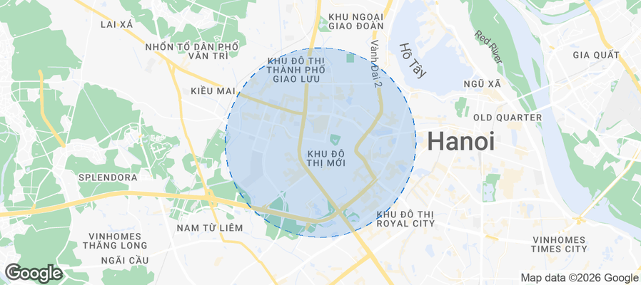 Quận Cầu Giấy Airbnb map